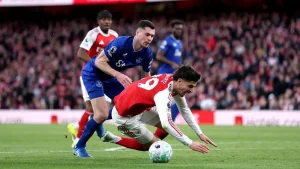 Calafiori Gemilang Di Babak I Arsenal Vs Everton Skor Masih Kacamata