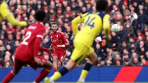 Liverpool Unggul 1 0 Atas Tottenham Di Babak Pertama Berkat Gol Szoboszlai