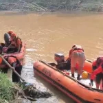 Balita 5 Tahun Terseret Arus Sungai Cisimeut Lebak Sar Lakukan Pencarian