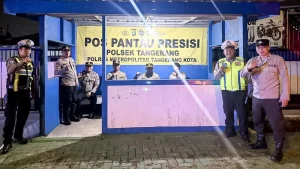 Polisi Siagakan 22 Pos Pantau Di Tangerang Cegah Gangguan Kamtibmas