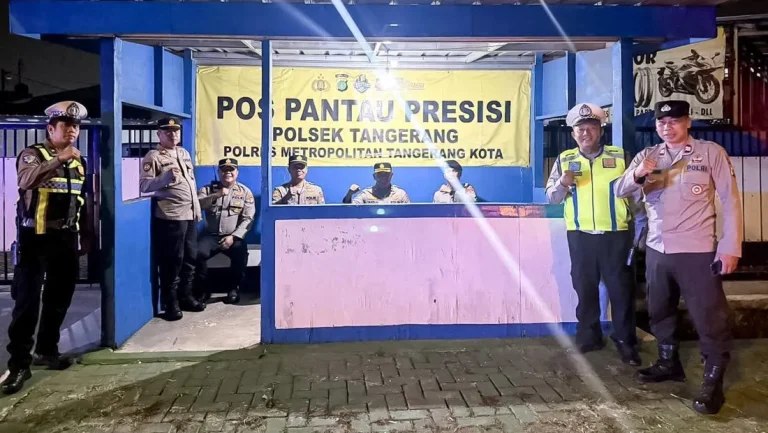 Polisi Siagakan 22 Pos Pantau Di Tangerang Cegah Gangguan Kamtibmas