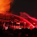Kebakaran Hebat Landa Kemayoran Enam Warga Sesak Napas Dilarikan Ke Rs