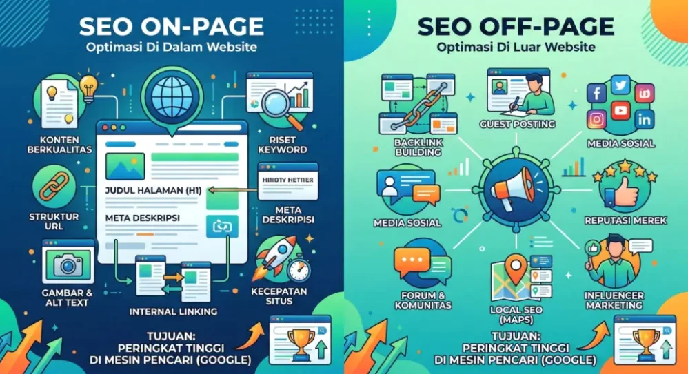 Memahami Perbedaan Seo On Page Dan Off Page Untuk Strategi Digital Marketing Bisnis Anda
