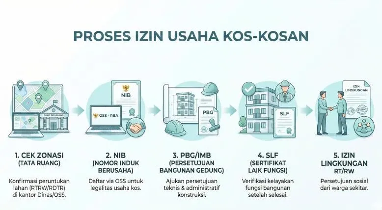 Panduan Lengkap Apa Syarat Buka Kos Kosan Untung Besar Dan Berkelanjutan