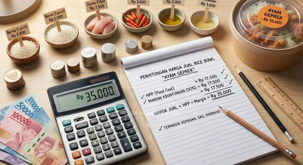 Panduan Lengkap Cara Menentukan Harga Jual Produk Makanan Untuk Usaha Kuliner