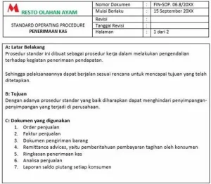 Panduan Lengkap Dan Contoh Sop Kebersihan Cafe Untuk Karyawan Demi Menjaga Kualitas Bisnis Fb